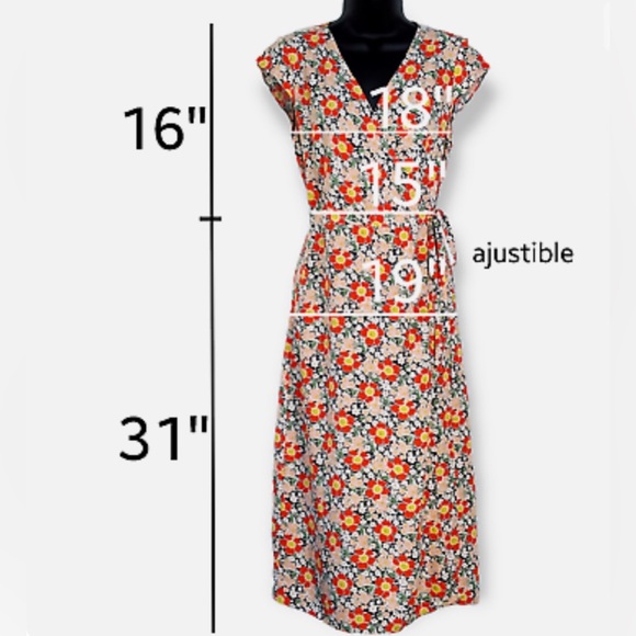 J.Crew Maxi wrap dress - Picture 3 of 7